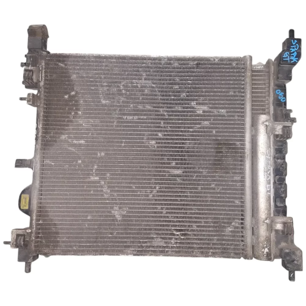 RADIADOR DE AGUA + DE AIRE CHEVROLET SPARK GT 2011 al 2017 - Imagen 2