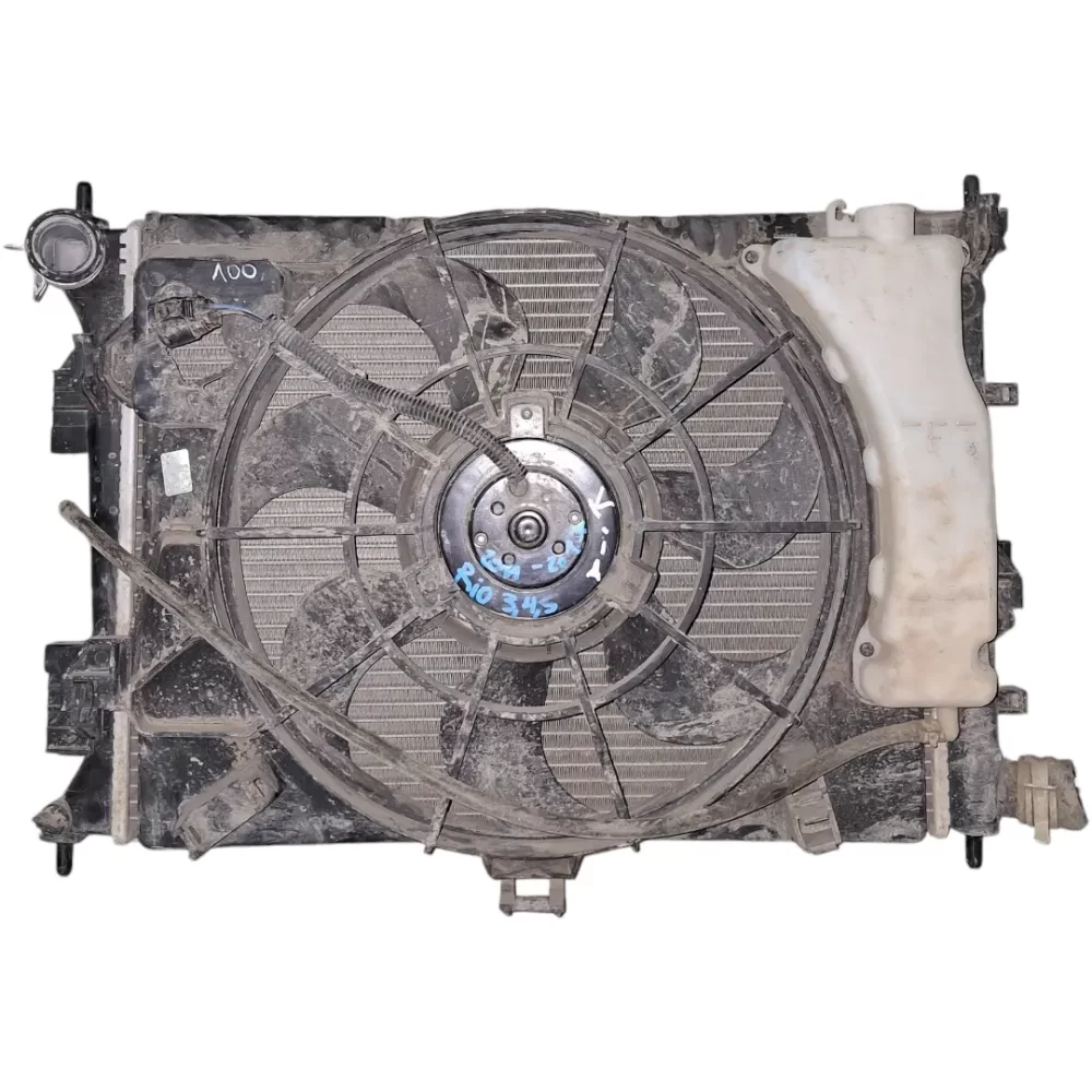 RADIADOR ELECTRO + DE AGUA KIA RIO 3,4,5 2011 - Imagen 2