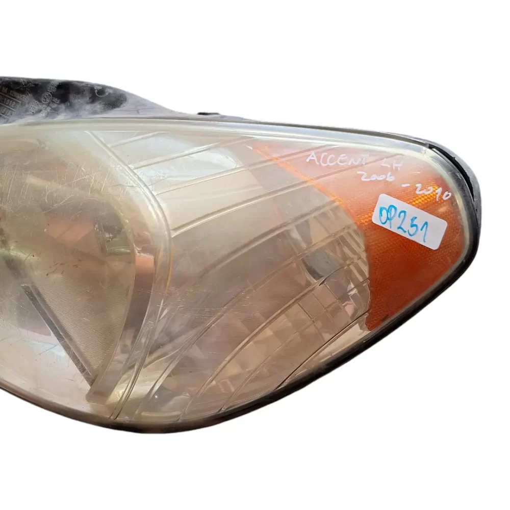 OPTICO IZQUIERDO (LH) HYUNDAI ACCENT COMPATIBLE DESDE EL AÑO 2006 AL 2010 - Imagen 3