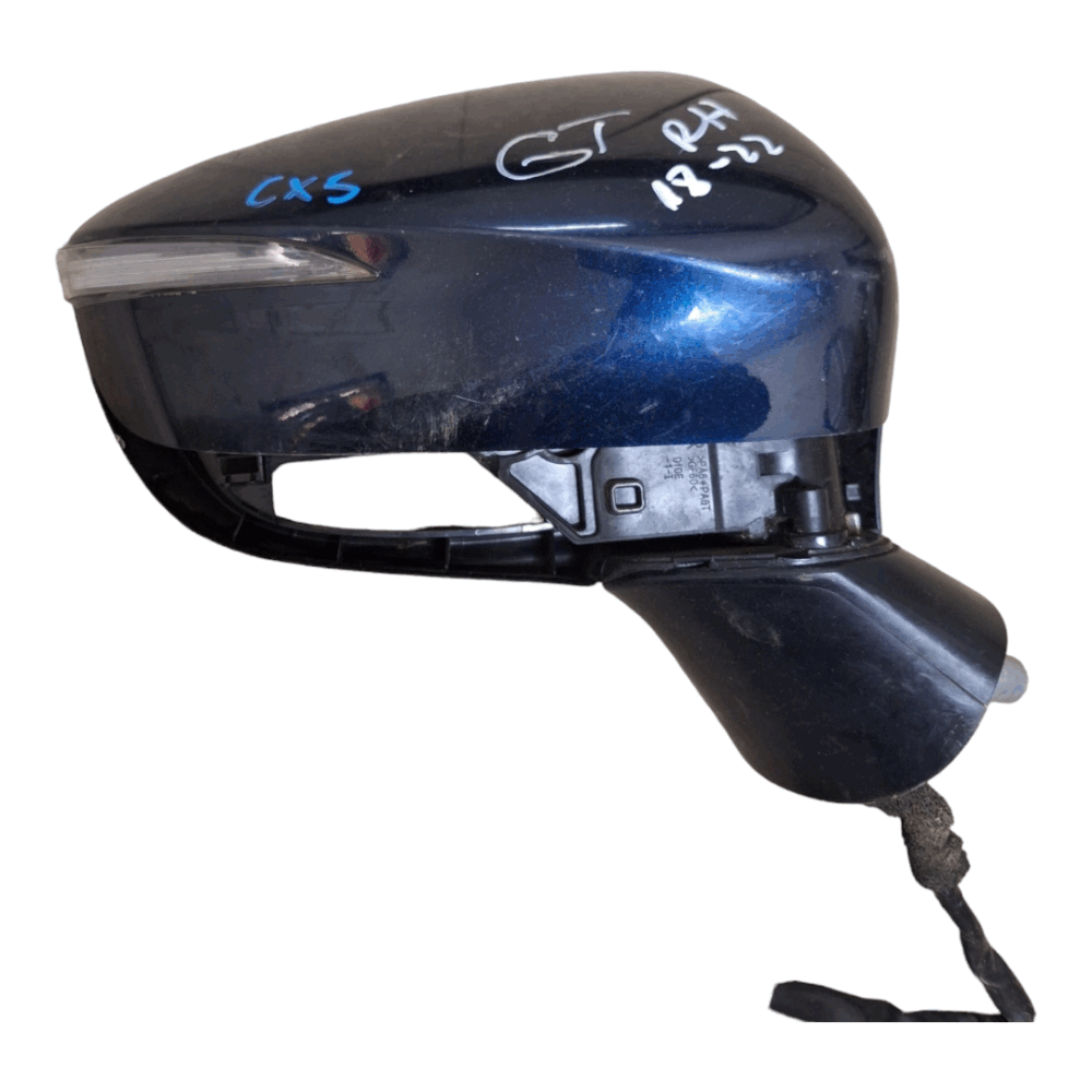 ESPEJO RETROVISOR DERECHO RH MAZDA CX5 GT 2018 al 2022 SIN LUNETA