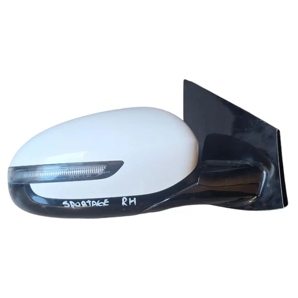 ESPEJO RETROVISOR DERECHO (RH) KIA SPORTAGE 2017 AL 2021 CON LUNETA
