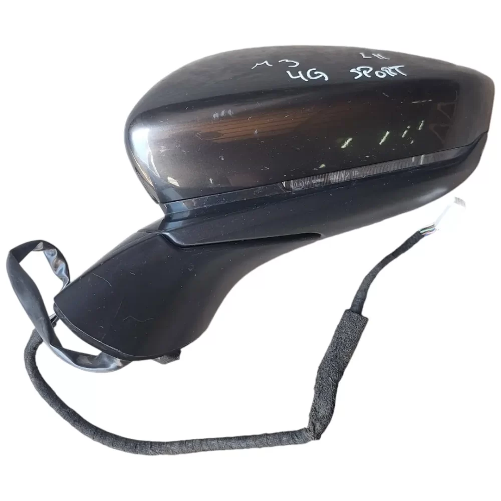 ESPEJO RETROVISOR IZQUIERDO (LH) MAZDA 3 SPORT 4G 2020 EN ADELANTE SIN LUNETA