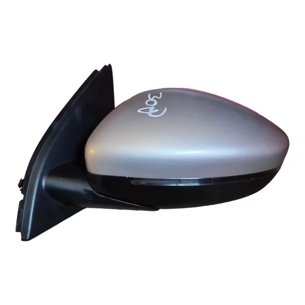 ESPEJO RETROVISOR IZQUIERDO LH PEUGEOT 308 2014 AL 2021 - CON LUNETA