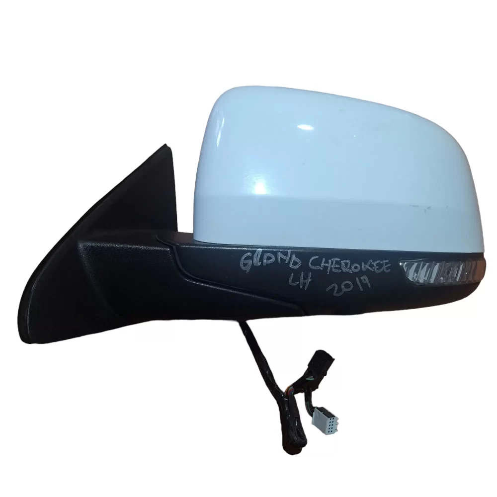 ESPEJO RETROVISOR IZQUIERDO LH JEEP GRAND CHEROKEE 2014 AL 2022 - CON LUNETA