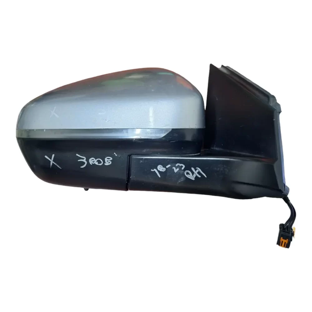 ESPEJO RETROVISOR DERECHO RH PEUGEOT 3008 2018 AL 2023 - CON LUNETA