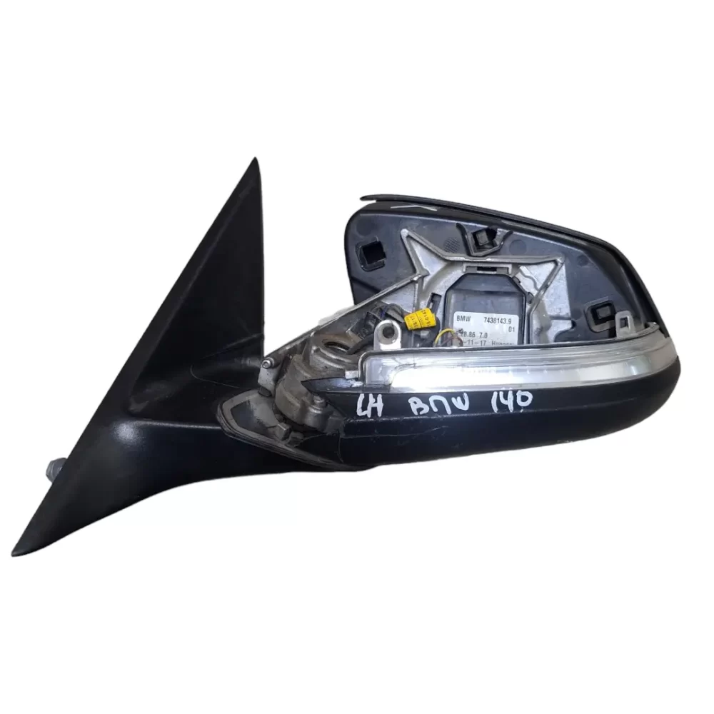 ESPEJO RETROVISOR IZQUIERDO LH BMW 140 2017 AL 2020 - CON LUNETA