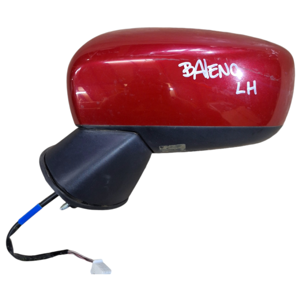 ESPEJO RETROVISOR IZQUIERDO (LH) SUZUKI BALENO 2016 EN ADELANTE SIN LUNETA