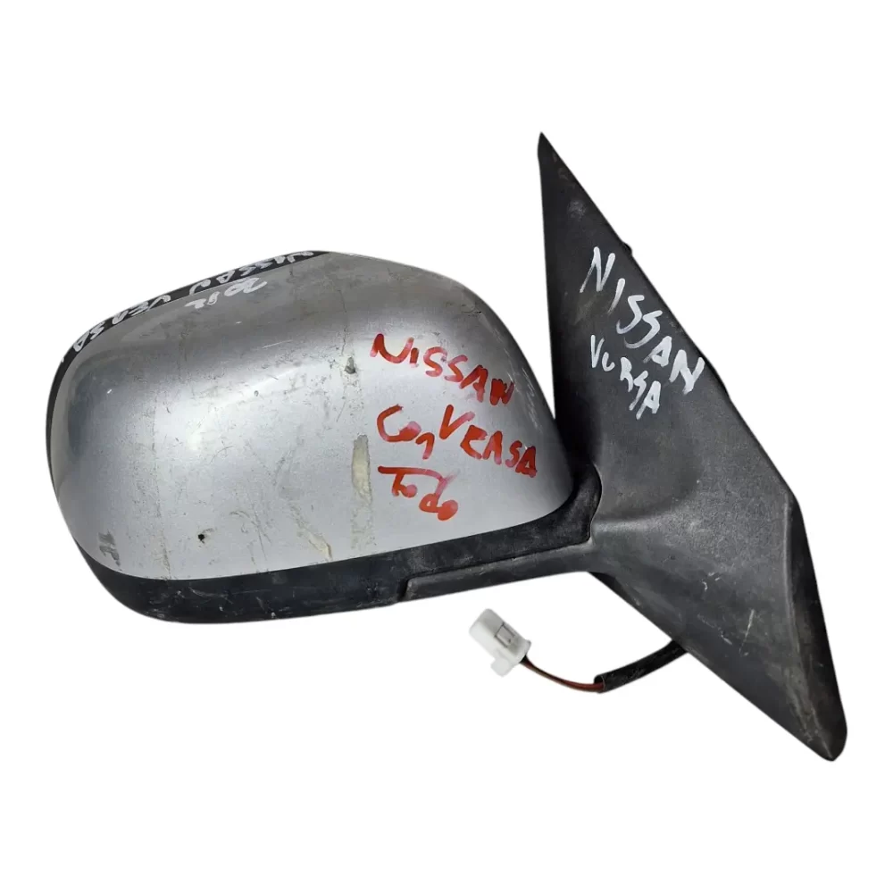 ESPEJO RETROVISOR DERECHO RH NISSAN VERSA 2012 AL 2015 CON LUNETA