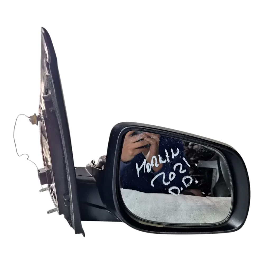 ESPEJO RETROVISOR DERECHO RH KIA MORNING 2016 al 2021 SIN TAPA CON LUNETA