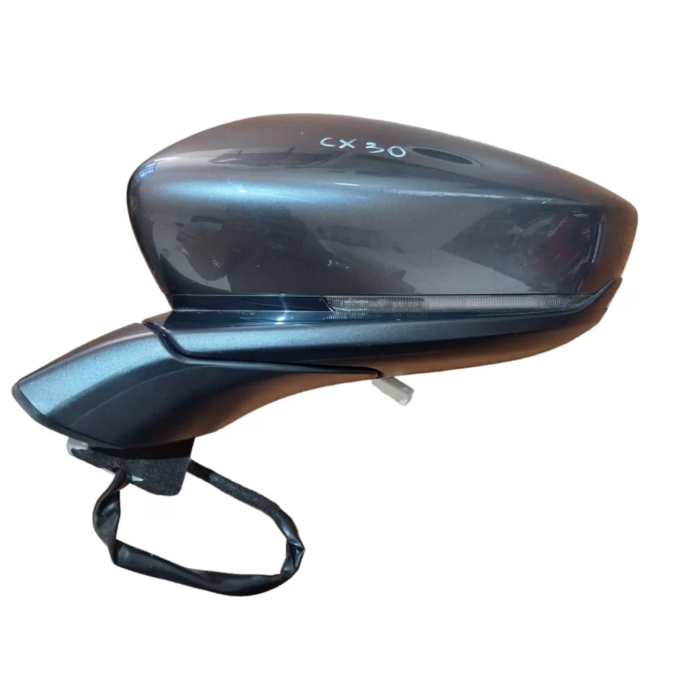 ESPEJO RETROVISOR IZQUIERDO LH MAZDA CX30 2020 EN ADELANTE CON LUNETA