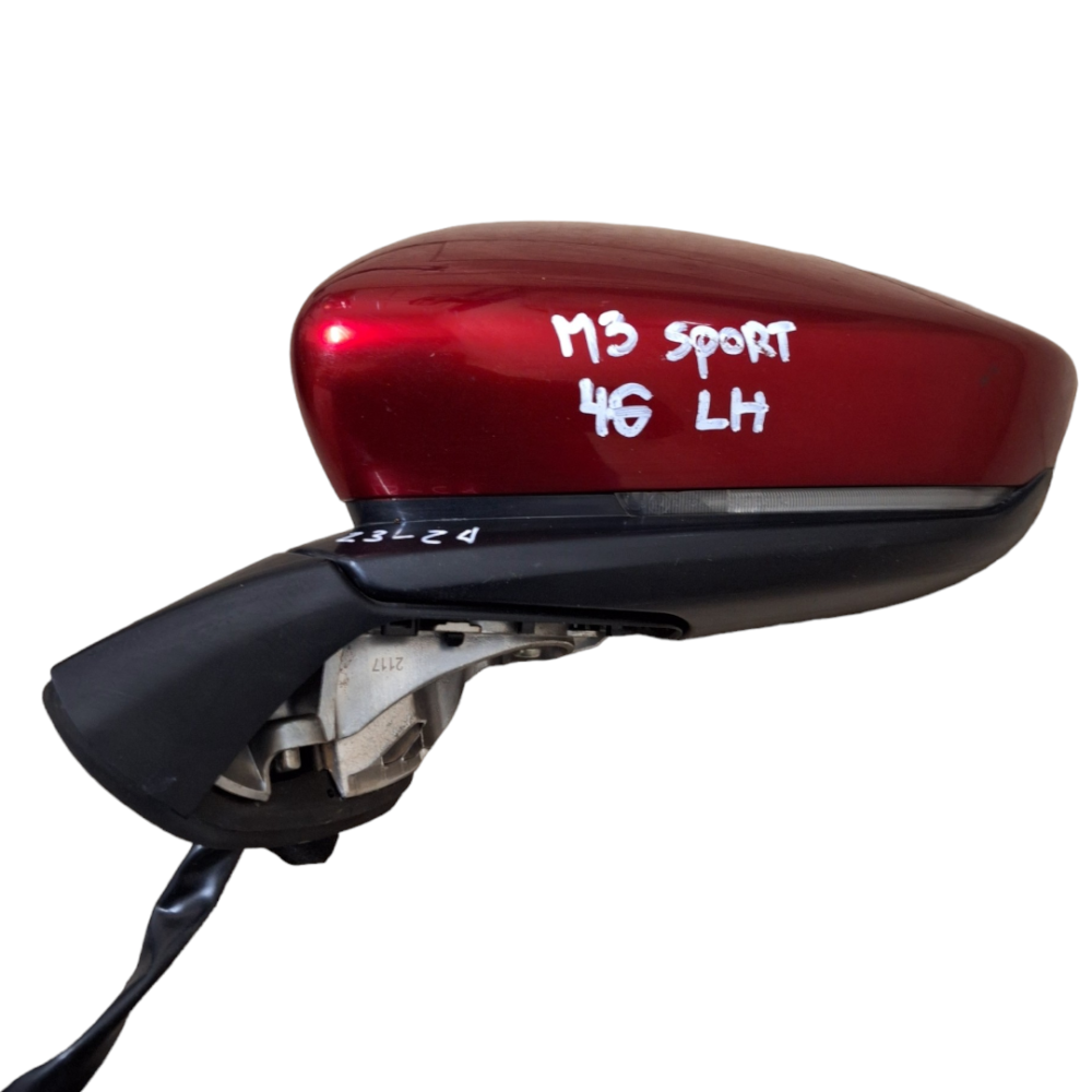 ESPEJO RETROVISOR IZQUIERDO LH MAZDA 3 4G 2020 EN ADELANTE SIN LUNETA