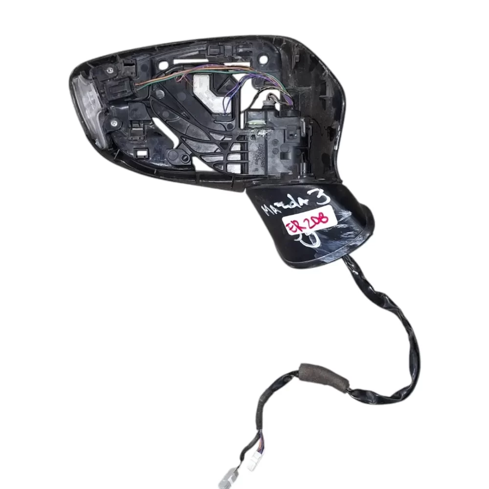 ESPEJO RETROVISOR DERECHO RH MAZDA 3 SPORT 3G 2015 al 2017 SIN LUNETA