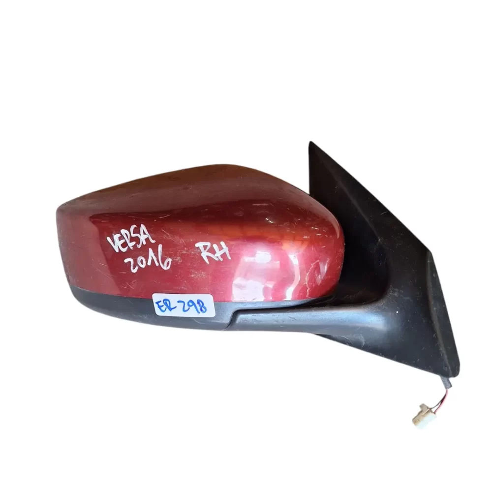 ESPEJO RETROVISOR DERECHO RH NISSAN VERSA 2016 AL 2020 SIN LUNETA