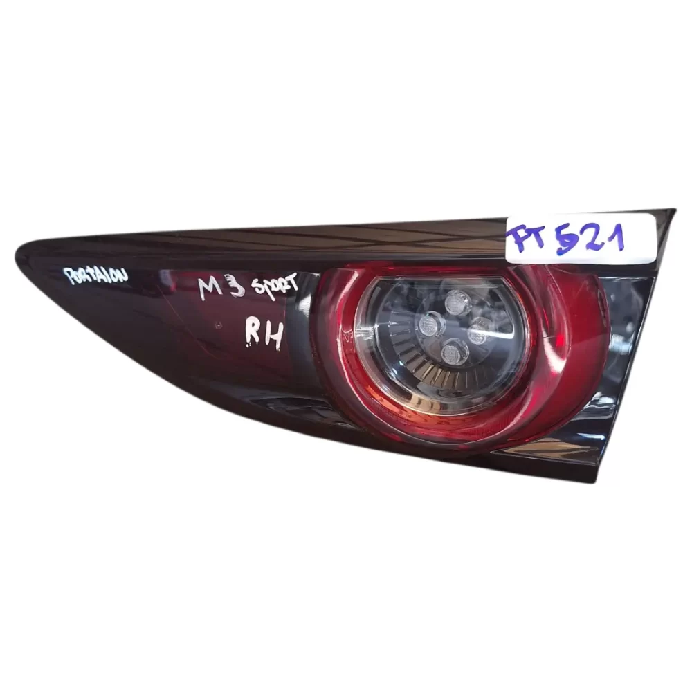 FOCO TRASERO DERECHO (RH) MAZDA 3 3G SPORT 2015 EN ADELANTE PORTALON