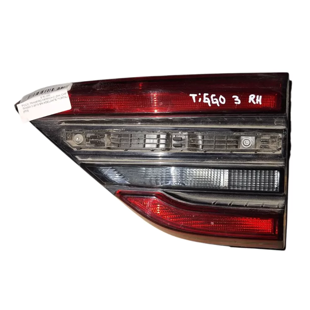 FOCO TRASERO DERECHO (RH) CHERY TIGGO 3 2018 EN ADELANTE PORTALON