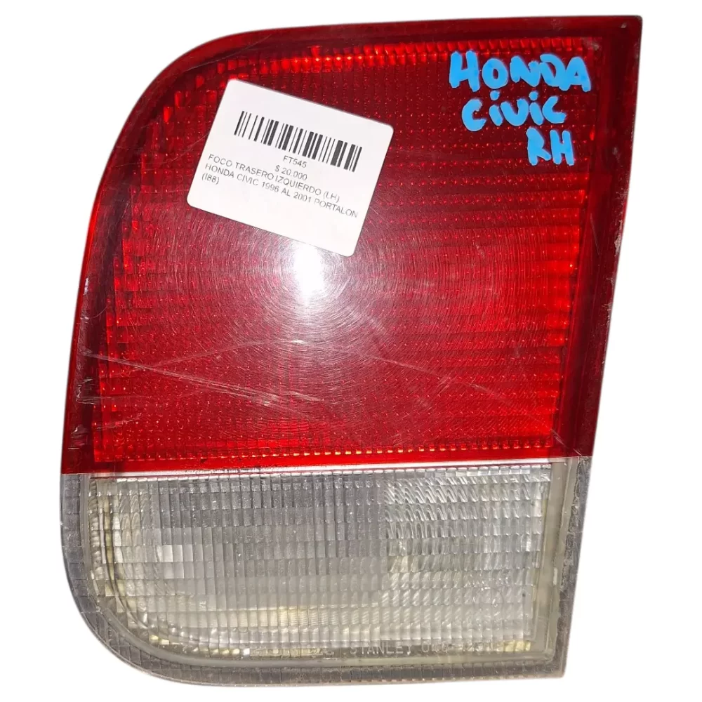FOCO TRASERO DERECHO (RH) HONDA CIVIC 1996 AL 2001 PORTALON