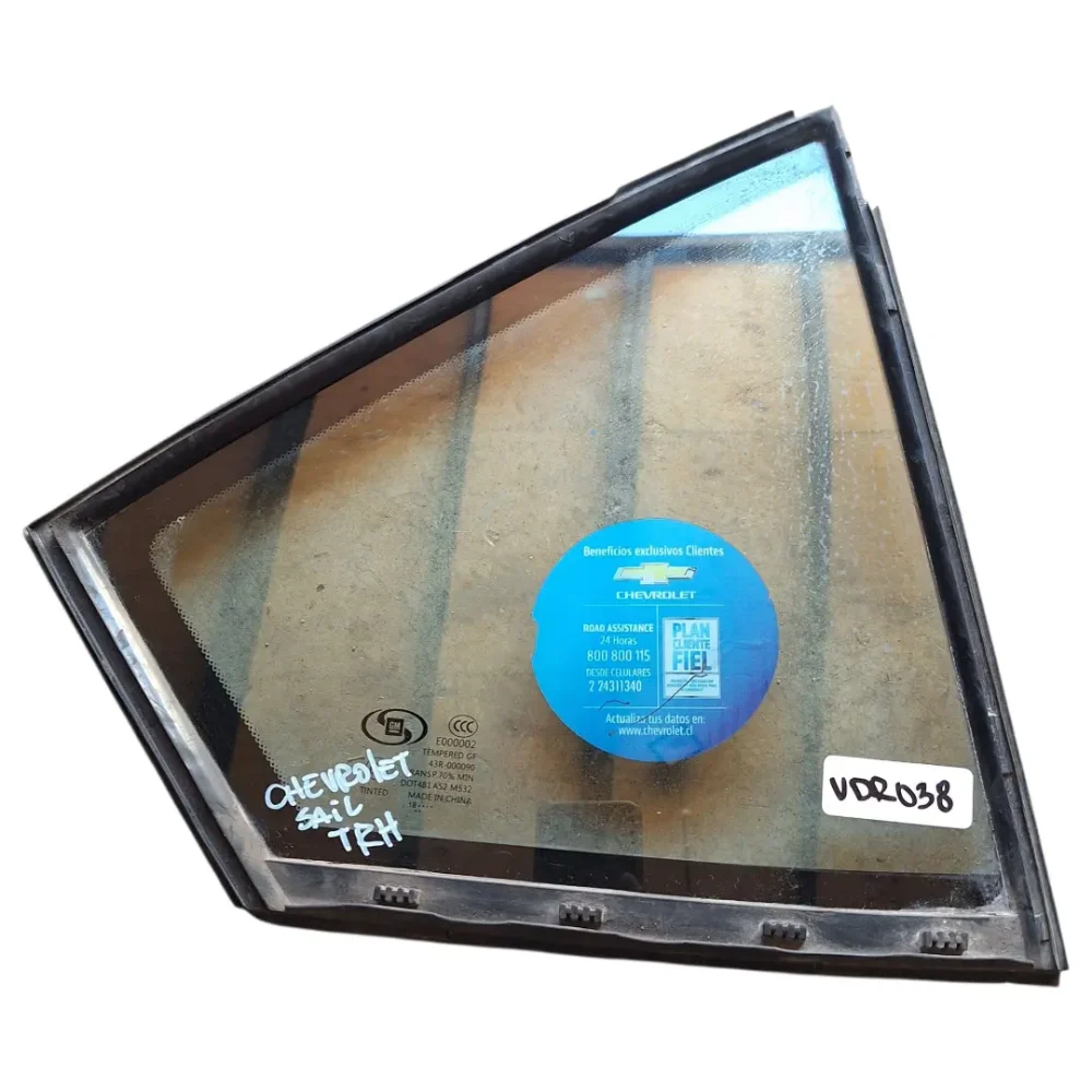 VIDRIO LUNETA TRASERO DERECHO CHEVROLET SAIL