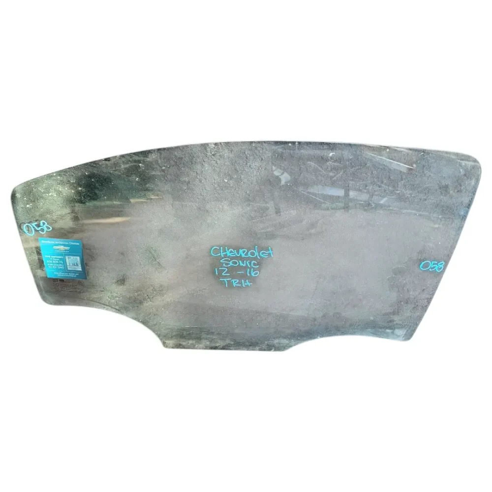 VIDRIO TRASERO DERECHO CHEVROLET SONIC 2012 AL 2016