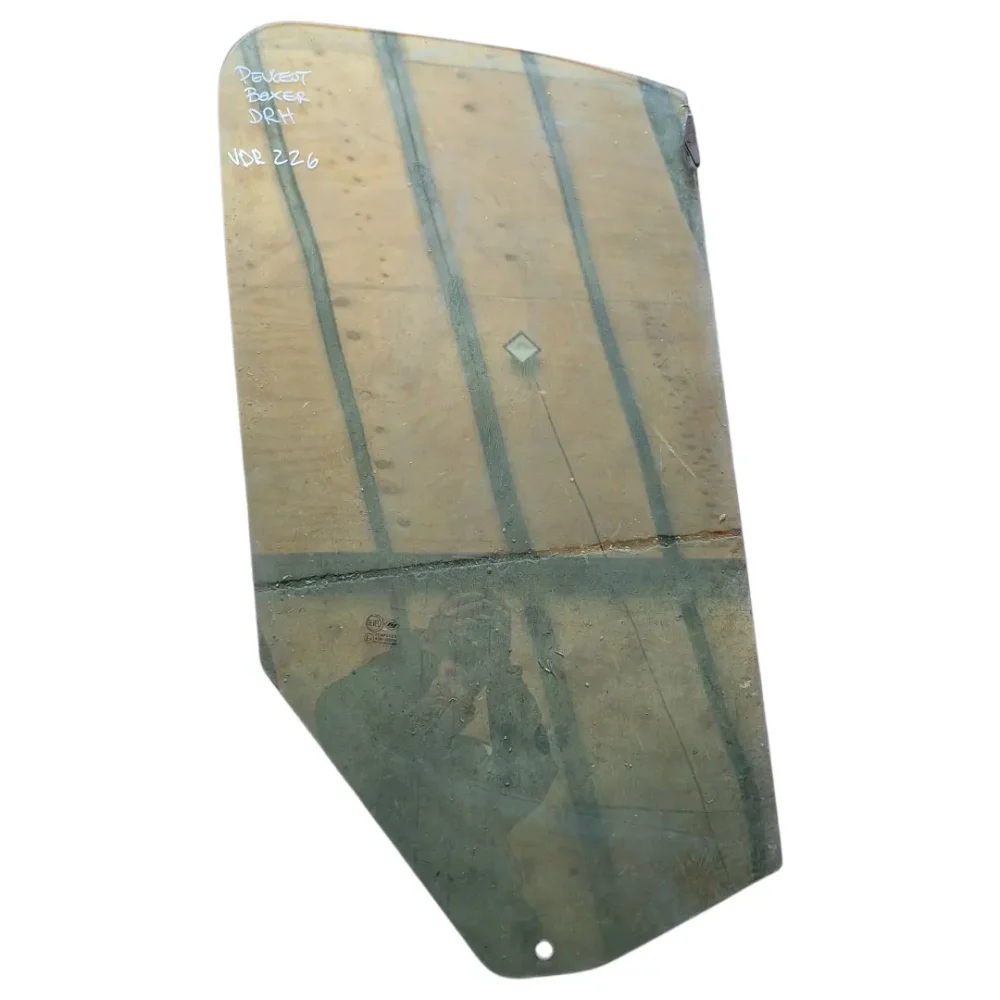 VIDRIO LUNETA DELANTERO DERECHO PEUGEOT BOXER