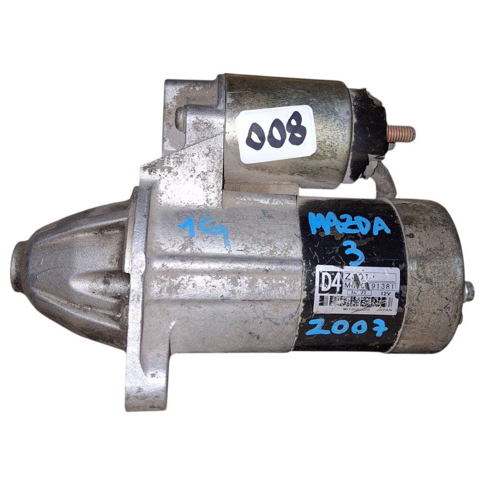 MOTOR DE PARTIDA MAZDA 3 1G D4 ZJO1 M000T91381 JAPAN