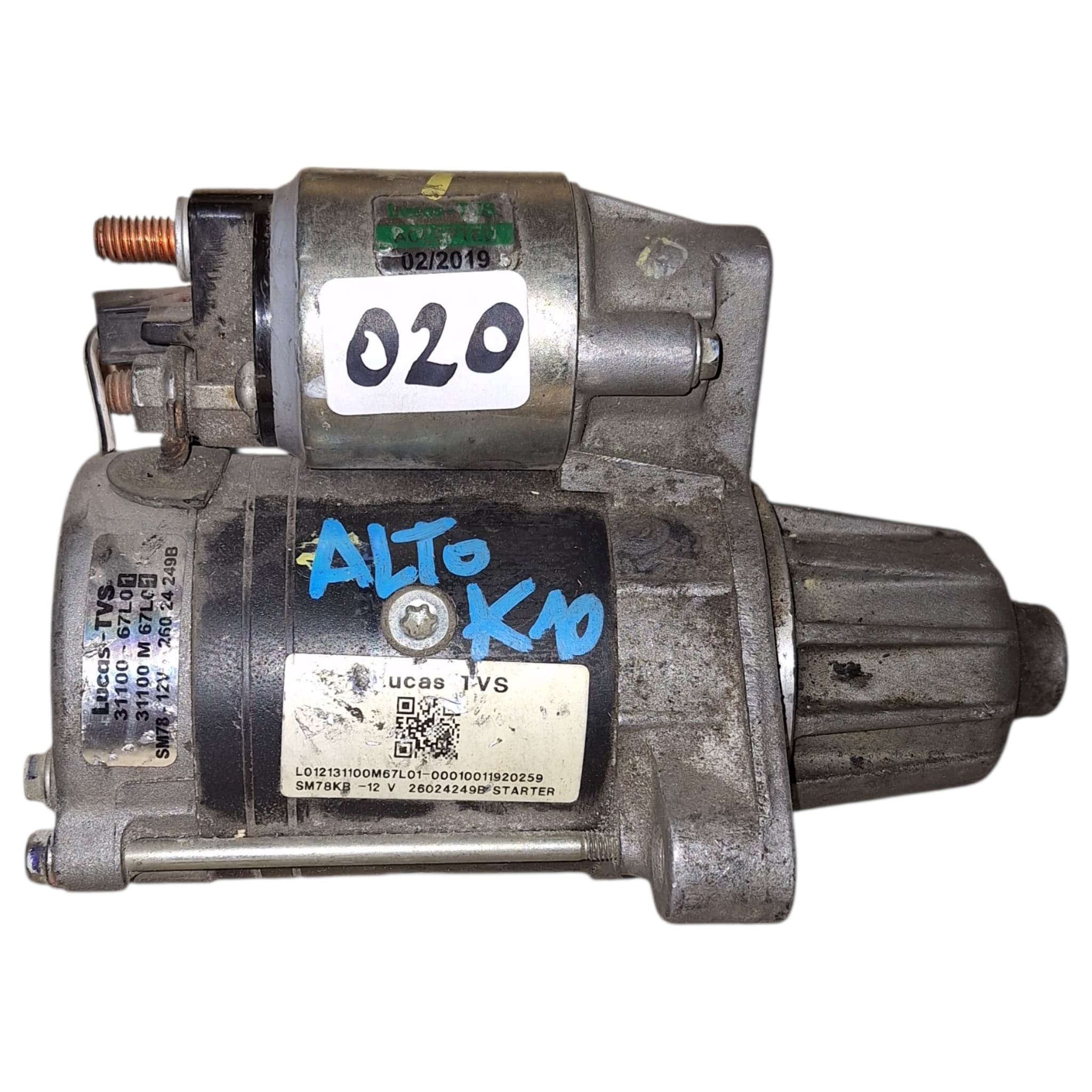 MOTOR DE PARTIDA SUZUKI ALTO K10