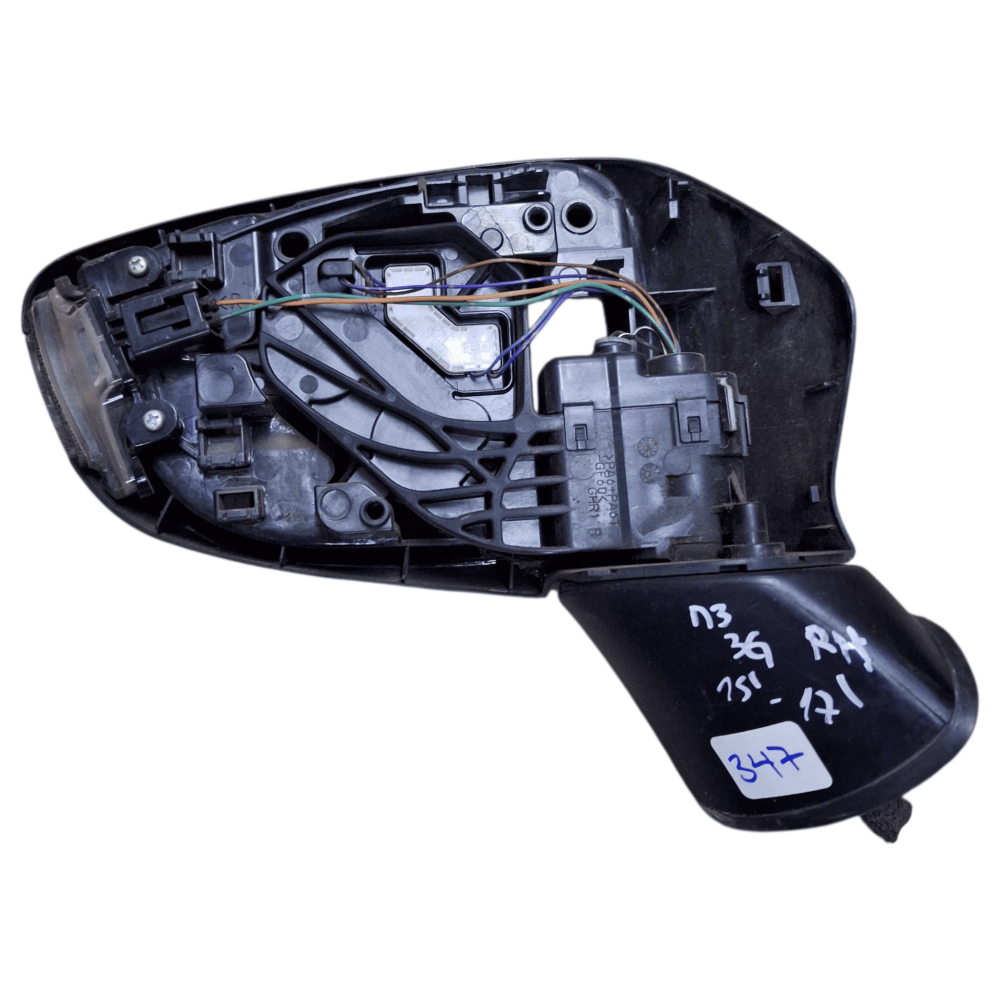 ESPEJO RETROVISOR DERECHO (RH) MAZDA 3 SPORT 3G 2015/2017 DETALLE SIN LUNETA