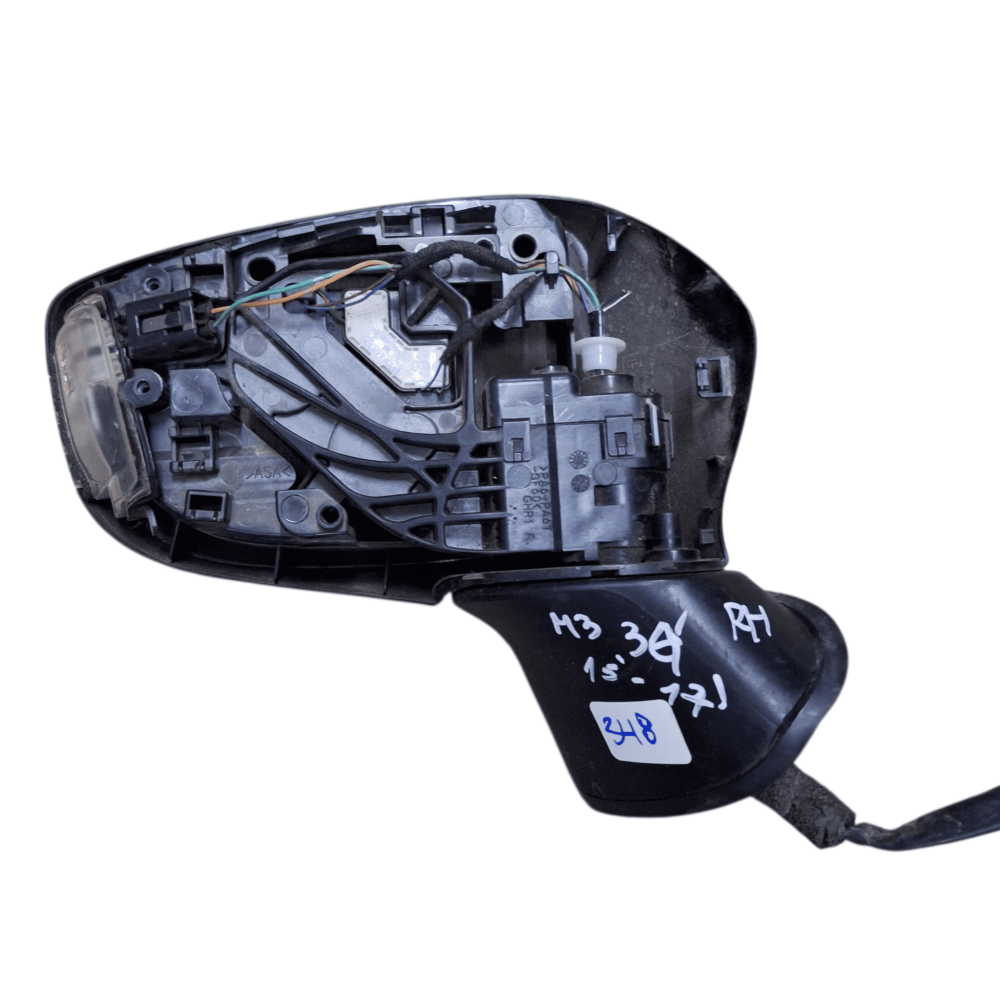 ESPEJO RETROVISOR DERECHO (RH) MAZDA 3 SPORT 3G 2015/2017 DETALLE SIN LUNETA
