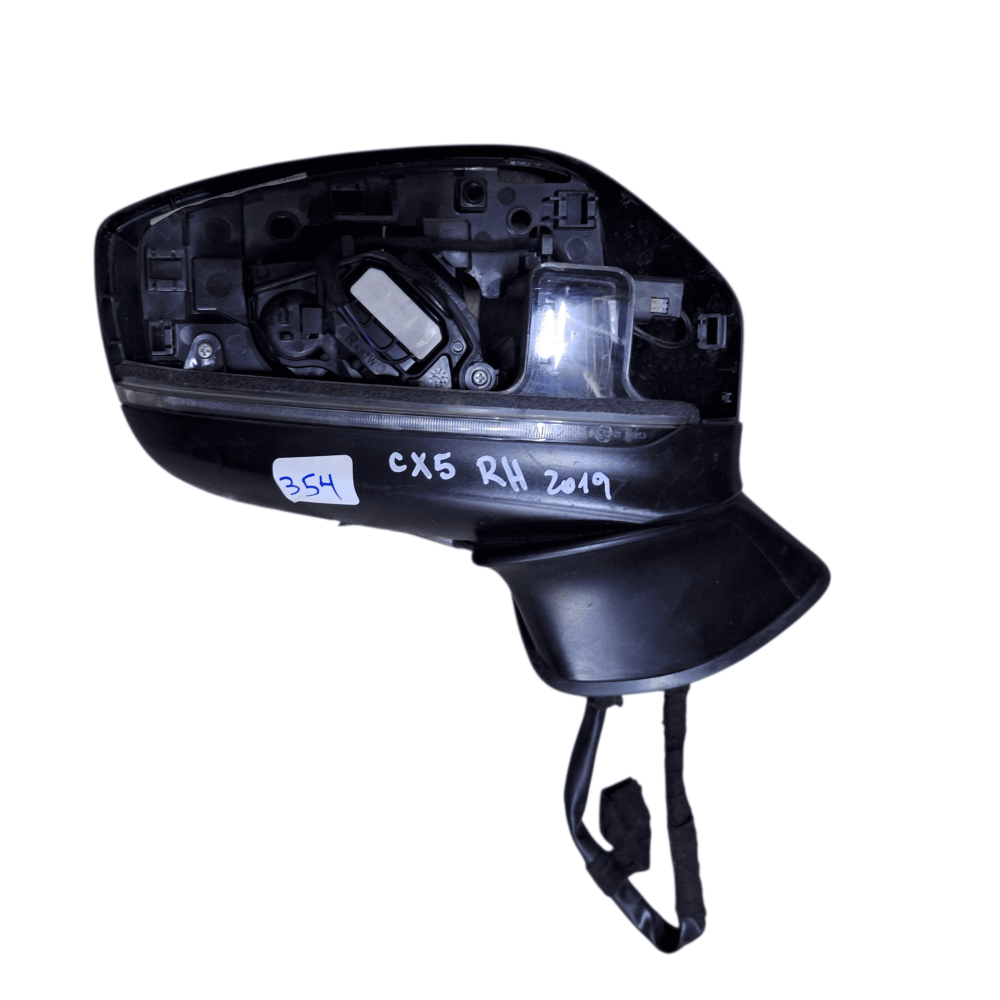 ESPEJO RETROVISOR DERECHO (RH) MAZDA CX5 2019/2025 DETALLE SIN LUNETA