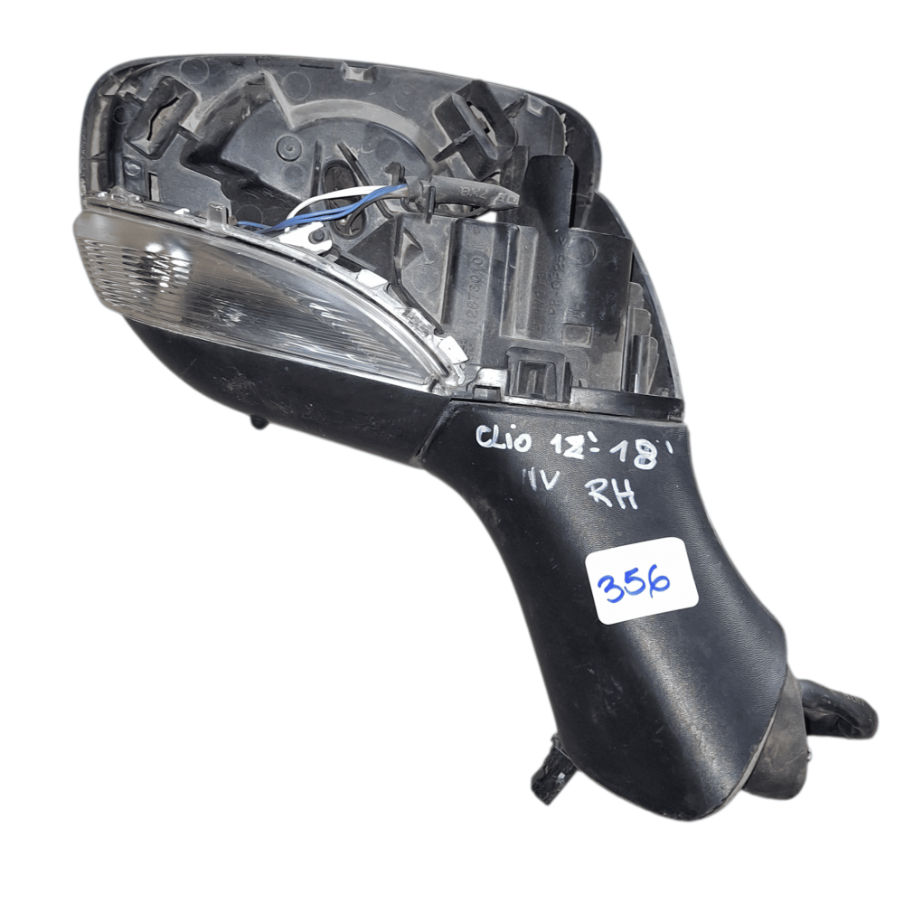 ESPEJO RETROVISOR DERECHO (RH) RENAULT CLIO 2012/2018 SIN TAPA SIN LUNETA