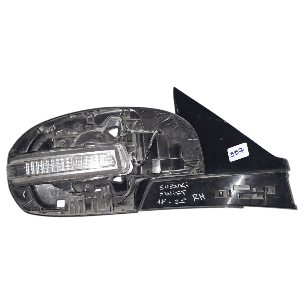 ESPEJO RETROVISOR DERECHO (RH) SUZUKI SWIFT 2017/2022 SIN TAPA SIN LUNETA